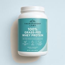 Transparent Labs 100% Grass-Fed Whey tub
